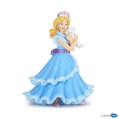 PAPO Le Monde Enchante Princesse Bleue Au Chat