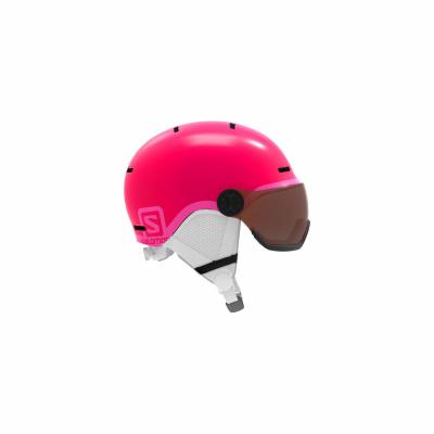 SALOMON  GROM VISOR GLOSSY PINK UNIV K-M