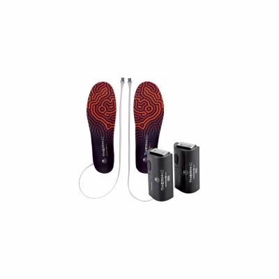 THERM IC Paire de semelles Therm-ic Set Heat 3D + Batterie C-Pack 1300 B rouge noir - XXL