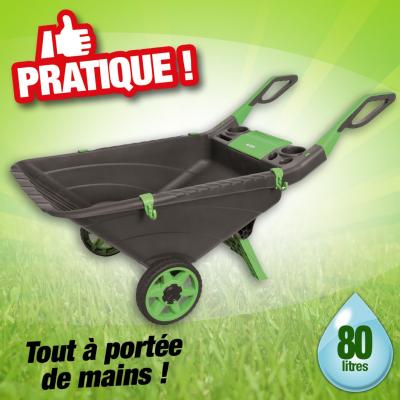 HTTPS: OUTIROR.COM IMG P 1 0 0 0 2 10002.JPG Brouette de jardin multifonctions ''carett''', 80L