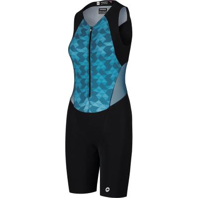 ASSOS Combinaison de triathlon  Triator Speedsuit sans manches bleu clair noir femme - L