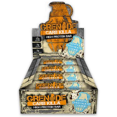GRENADE Barres  Carb Killa (12 x 60 g) - 12 x 60g White Choc Cookie