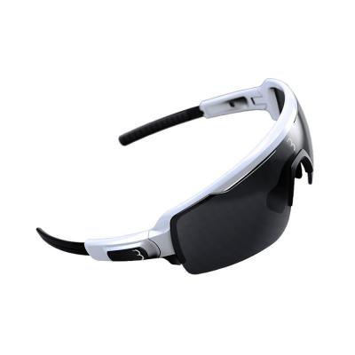 BBB  Lunettes de Sport Commander Mixte, Glossy White, Taille Unique