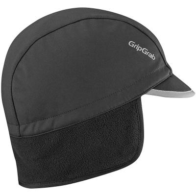 GRIPGRAB Casquette cycliste  (hiver) - M Noir Casquettes
