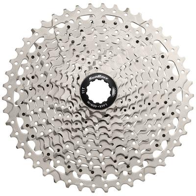SUNRACE Cassette  MS8 (rapport large, 11 vitesses) - 11-42t Argent&eacute;