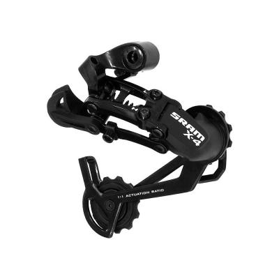 SRAM D&eacute;railleur Arri&egrave;re 7/8 vitesses  X4 - Noir} - Long Cage}, Noir}