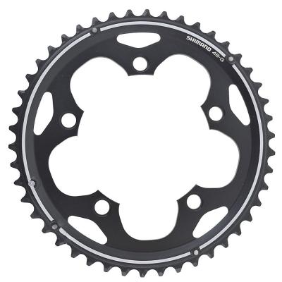 SHIMANO Double plateau  105 FCCX50 10 vitesses - Noir} - 110mm, Noir}