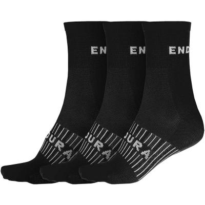 ENDURA  Coolmax&reg; Race Socks 3 Pairs Noir EU 42.5-47 Homme