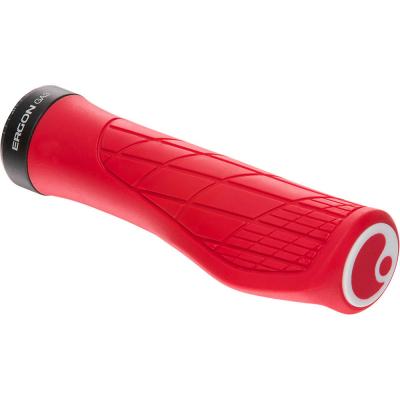 ERGON  GA3 Mountain Bike Grips - Risky Red} - Small}, Risky Red}