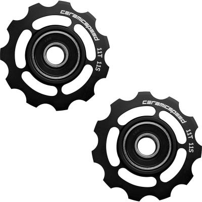 CERAMICSPEED Galets  Ceramic - Shimano 11s Road/MTB Noir Galets
