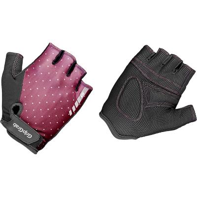 GRIPGRAB Paire de gants courts femme  rouleur violet noir