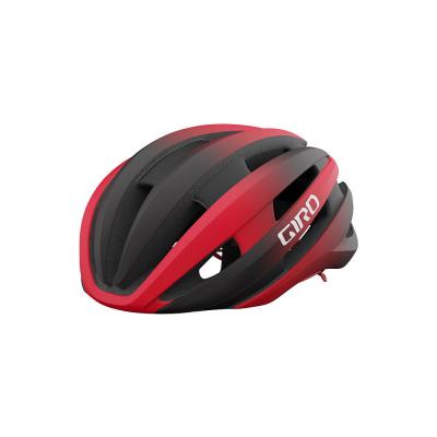 GIRO  Synthe MIPS II Casque pour Hommes, Noir Mat/Rouge Brillant, L