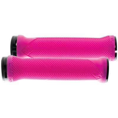 RACE FACE Poign&eacute;es  Love Handle (Lock-On) - Taille unique Neon Pink