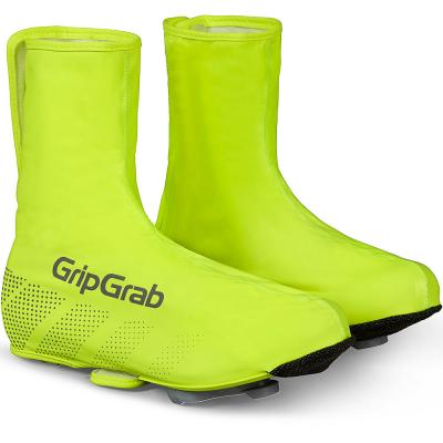 GRIPGRAB Couvre-chaussures  Ride Hi-Vis (imperm&eacute;ables) - L Jaune fluo