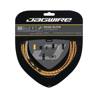JAGWIRE  Kit Road Elite Link Frein c&acirc;bles et Gaines Mixte Adulte, Or