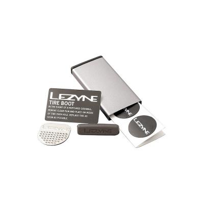 LEZYNE  Metal Kit kit de Reparation crevaison 6 pi&egrave;ces Argent