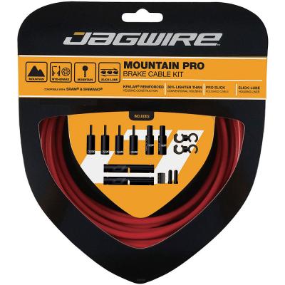 JAGWIRE Kit de frein  Mountain Pro - One Size Rouge C&acirc;bles de freins