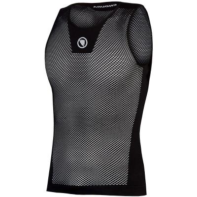 Maillot de corps II (sans manches, en maille) - Noir} - S/M}, Noir}
