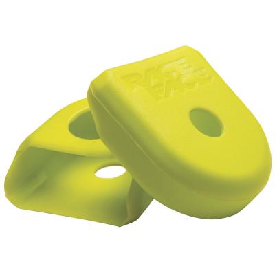 RACE FACE Paire de protections de manivelles  - Jaune} - Pair}, Jaune}