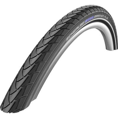 SCHWALBE Pneu VTT 26""  Marathon Plus - SmartGuard - Noir} - 26""}, Noir}