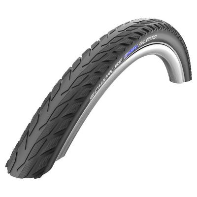 SCHWALBE Pneu  Silento Touring - 700c 35mm Black and Reflex Pneus