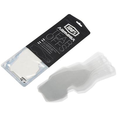 100% Tear-off  pour masque Armega transparent (lot de 20)