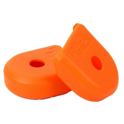 RACE FACE  paire de proteges manivelles carbone boot pedal orange