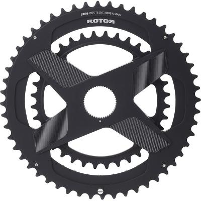  Rotor Direct Mount Round Ring Noq Chainring Noir 52/36t