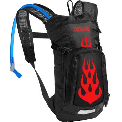 CAMELBAK  Mini Mule Sacs D'Hydratation Mixte Enfant, Black/Flames, 3