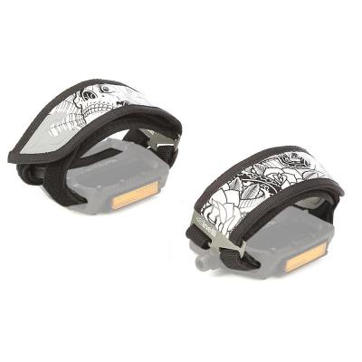 CINELLI  Mike Giant Toe Straps - Black/White
