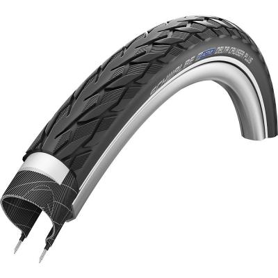 SCHWALBE Pneu City 24""x1.3/8  Delta Cruiser Plus renfort noir flanc r&eacute;