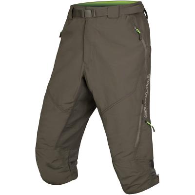 ENDURA  Hummvee Ii 3/4 Pants With Chamois Gris S Homme