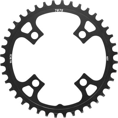SUNRACE  CRMX00 Plateau &eacute;troit large largeur VTT 4 bras 38 dents Noir