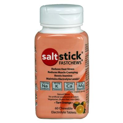 SALTSTICK  Fastchews 60 Tab Bottle Clair,Blanc Orange 