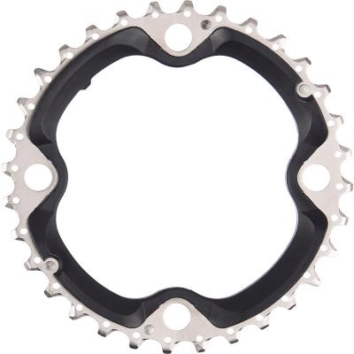 SHIMANO Triple Plateau  FCT521 10v - Noir} - Standard Type, Noir}