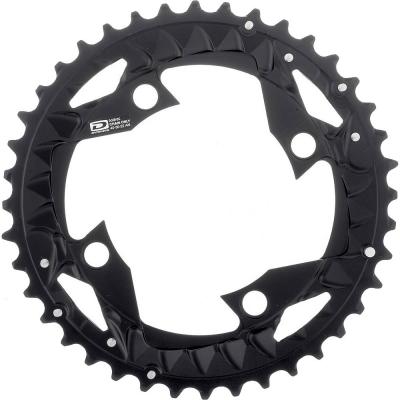 SHIMANO Triple Plateau  SLX FCM672 10 vitesses - Noir} - 4-Bolt, Noir}