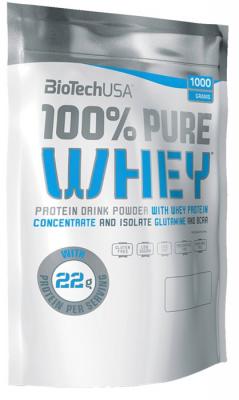 BIOTECH USA  100% Pure Whey 1000g Chocolat - Lactos&eacute;rum
