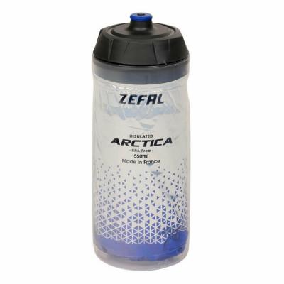 ZEFAL Bidon Isotherm Z&eacute;fal Arctica 55 550ml bleu/argent (bouchon visser)