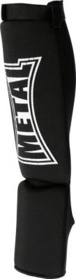Protege Tibia - METAL BOXE - Protege Tibias Et Pieds - Noir Mixte S