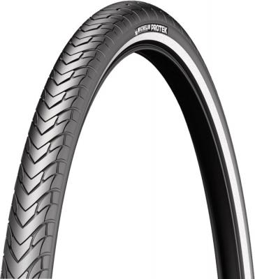MICHELIN Pneu v&eacute;lo City/VTC  Protek TR noir/flanc r&eacute;fl&eacute;chissant (700