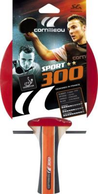 CORNILLEAU Raquette tennis de table  Sport 300 Rouge Taille : Unique