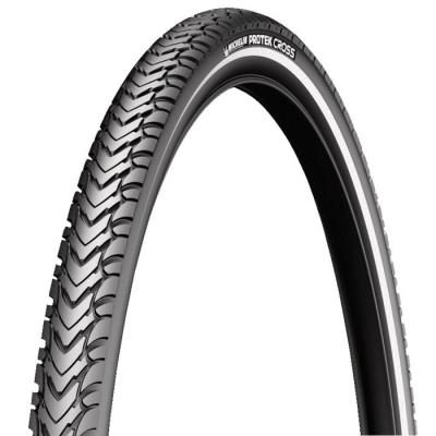 MICHELIN Pneu vtt 26 x 1.60 protek renfort cross noir tr (42-559) flanc reflex