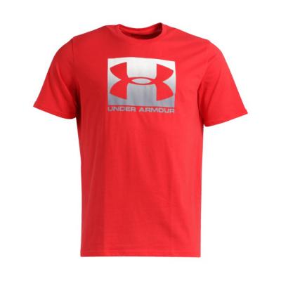 UNDER ARMOUR  UA BOXED SPORTSTYLE, T-Shirt Homme, Red / Steel , S