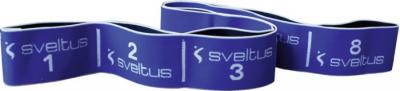 SVELTUS  Elastiband 20 kg 90 cm bleu + affiche 