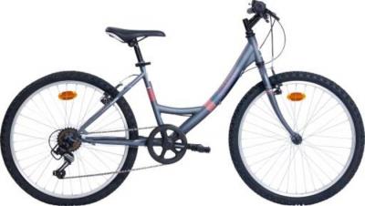 EDEN BIKES V&eacute;lo enfant VTT 24'' Rigide Mixte Acier ""Exalta / SCRAPPER 1.8"" - 6 vitesses - Freins V brake - Shimano 