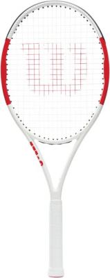 WILSON Raquette de tennis Six one lite 102 rkt Blanc taille : SL0 r&eacute;f : 0