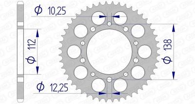 AFAM  Couronne aluminium Ultra-Light 11509 - 520 taille :