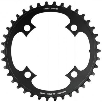 SHIMANO  anneaux de cha&icirc;ne Steps SM-CRE80/SM-CRE80-B 34T noir