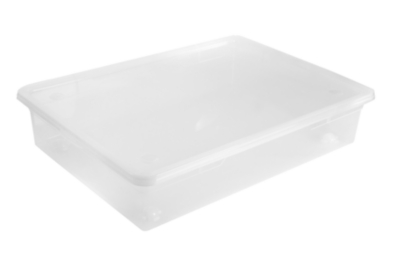BUT Bo&icirc;te rangement dessous de lit CBOX MEGA Transparente 55L