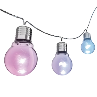 XANLITE Guirlande ext&eacute;rieure LED int&eacute;gr&eacute;e 10 ampoules multicouleur YANTEC